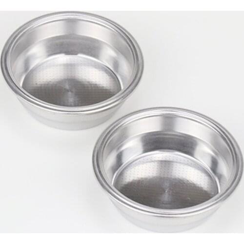 1pcs 58mm Coffee Machine Accessories 2Cup Porous Powder Cup Powder Bowl Coffee Tea Filter Baskets For WELHOME Coffee Machine