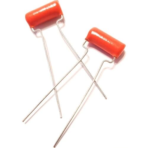 2 x .047uf 200v Orange Drop Guitar Tone Capacitors 715P Polypropylene