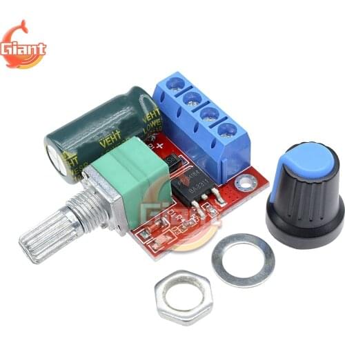 5A 90W Mini PWM 12V DC Motor Speed Controller Module DC-DC 4.5V-35V Adjustable Speed Regulator Control Governor Switch DC 5V 24V