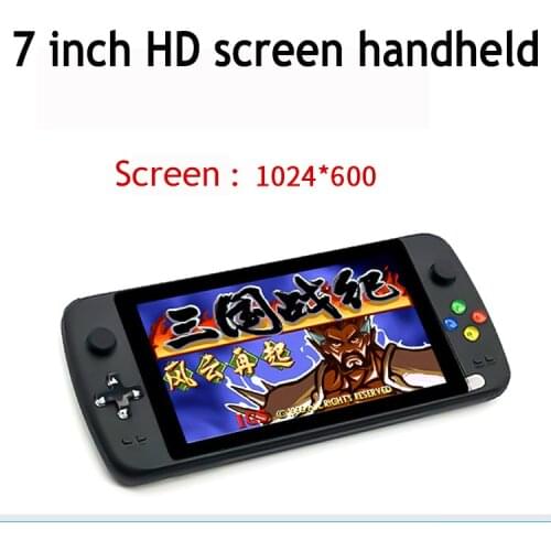 7 Inch HD Screen Handle Video console Retro Game console 128 BIT Handle Console Linux open source system GamePAD HD TV Output