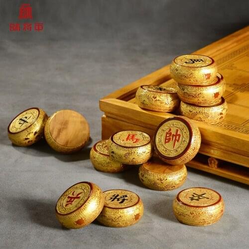 Large Luxury Adult Chinese Chess board game Rosewood Pieces Gifts Box Chess Folding Leather Board Szachy Family Games EK50QL