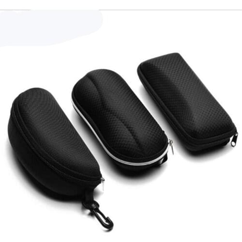 Simple Style Microfiber Black Glasses Case 4 Style Optional Flat Mirror Box Glasses Bag Glasses Case 2019 New Arrival