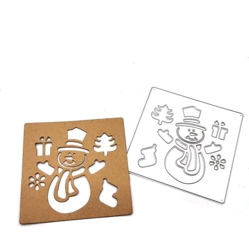 Julyarts Snowman Mold Dies Scrapbooking For DIY Scrapbooking/Decorative Photo Album Engraving DIY Paper Cards