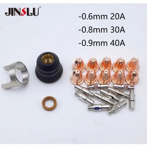 JINSLU S45 Plasma Torch Cutter Tips CUT55 CUT55i PT-40 PT40 IPT-40 PT-60 PT60 PTM-60 IPT-60 HC4000 Fit Telwin Plasma 34