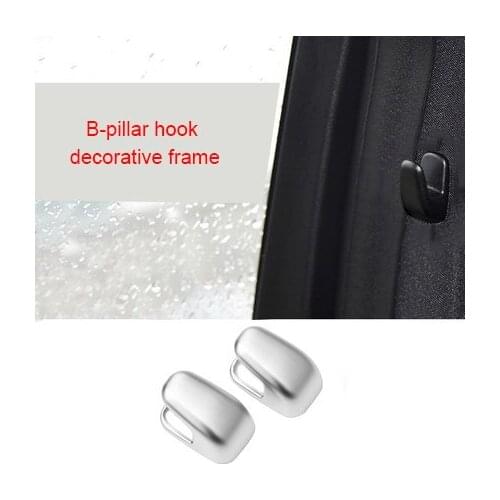 Pillar Hook Decorative Frame Molding Trim For Benz Abs 2015 2pcs Chrome A Class 2008- Of