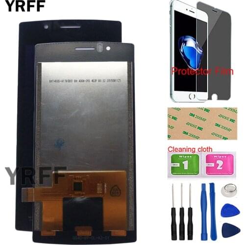 Mobile LCD Display For Philips Xenium CTS307 S307 LCD Display Touch Screen Digitizer Panel Sensor Assembly Tools Protector Film