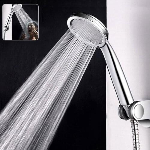 Pressurized Nozzle Shower Head ABS Bathroom Accessories Big Panel Round Water Saving Rainfall Showerhead Bathroom equipment