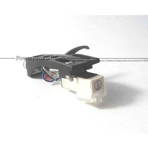 NEW Black Metal Turntable Headshell+AT3600L cartridge+ stylus for TURNTABLE Phonograph