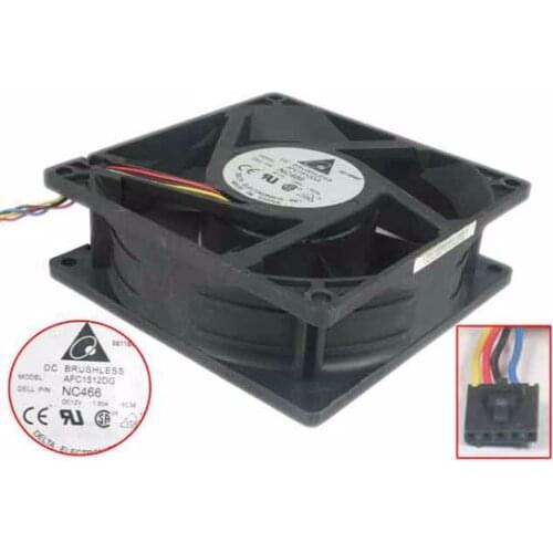 Delta Electronics AFC1512DG 5C34 DC 12V 1.80A 150x150x50mm Server Cooling Fan