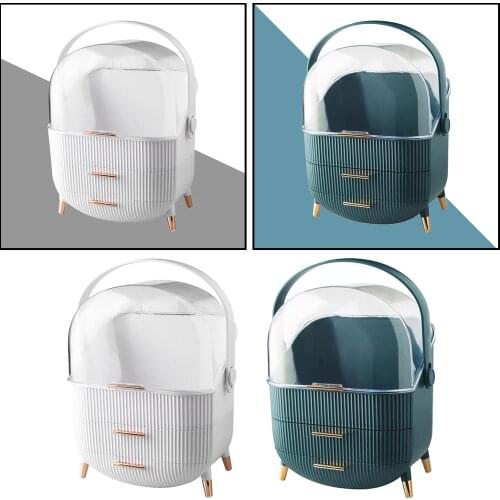 Women Bathroom Cosmetics Storage Box Waterproof And Dustproof Bathroom Large Makeup Organizer Skin Care Jewelry Storage Drawer