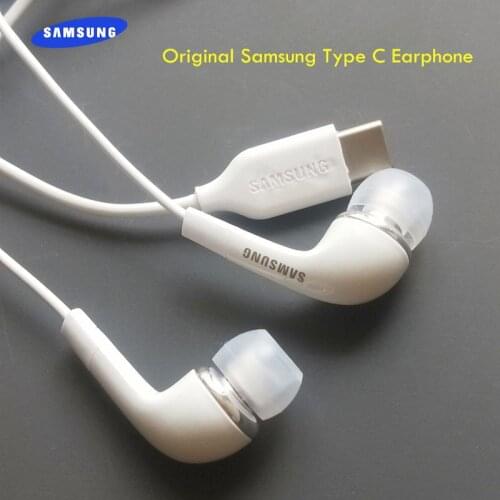 Original Samsung Type C Earphone In-ear Wired Mic Volume Control USB-C Headset For Galaxy S20 Ultra Note 10 Plus A90 A80 A60 A8S