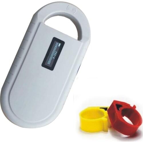 ISO11785/84 FDX-B Pet Microchip Scanner, Animal RFID Tag Reader dog reader Low Frequency Handheld RFID Reader with animal chip