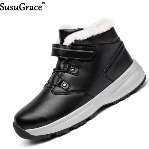 Мужские зимние ботинки Susugrace China At AliExpress