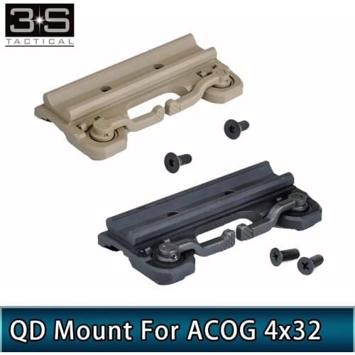 Tactical Airsoft For ACOG 4x32 Scope Quick Release QD Scope Mount Red Dot Hunting Accessories