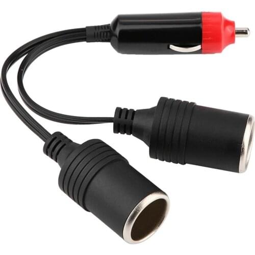 12-24V universal 80W high power 2 Way Car Charger Cigarette Lighter Plug Socket Splitter Power Charger Adapter