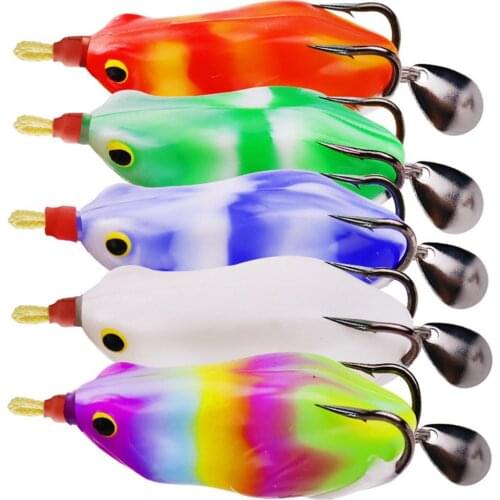 High Quality 6cm15g Fishing Lure Silicone Long Shot Triangular Tooth Blood Groove Hook Simulation Fishing Bait With Ring Bead