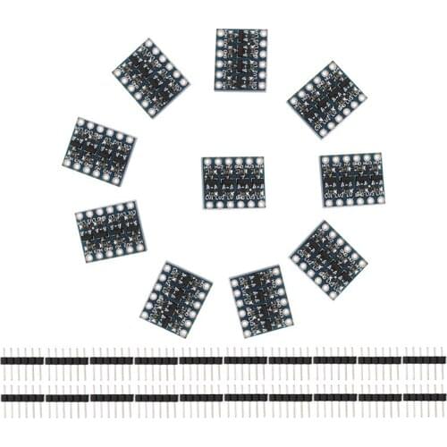 10pcs 4 Channel IIC I2C Logic Level Converter Bi-Directional Module 5V to 3.3V