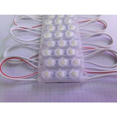 100pcs 1.5W high power slim small led module side light led lamp 3 led module injection len super brightness outside backlight