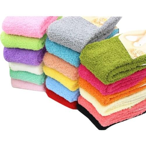 2017 Womens socks spring autumn winter Candy colors plus thick velvet warm socks women socks ( 5 pairs / lot ) Asock leader