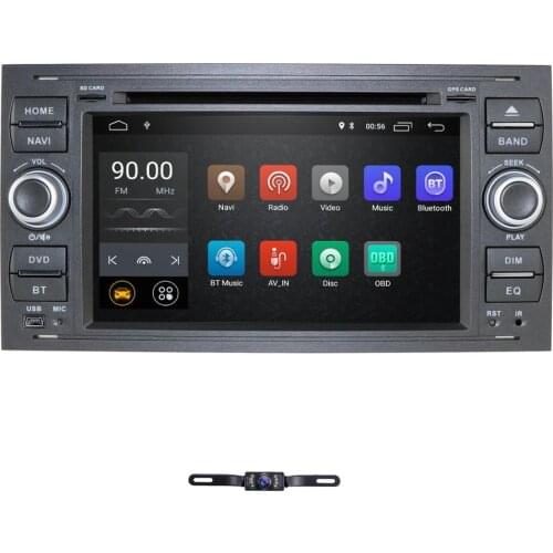 DSP Android 2G 16G 2din Car Radio GPS DVD For Ford Focus 2 Fiesta Mondeo 4 C-Max S-Max Fusion Transit Kuga Multimedia Navigation