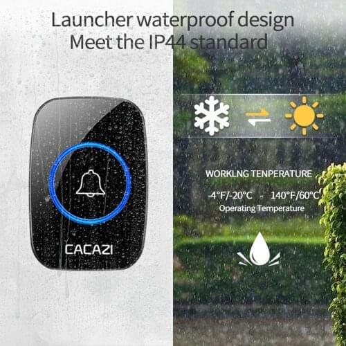 Wireless Doorbell Welcome bell Intelligent Home Door bell Alarm Smart Doorbell doorbell ring Waterproof Button