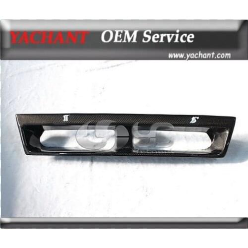 Carbon Fiber CS Style Centre Ducts Fit For 2008-2010 Subaru Impreza GRB STI Hatchback OEM Front Bumper