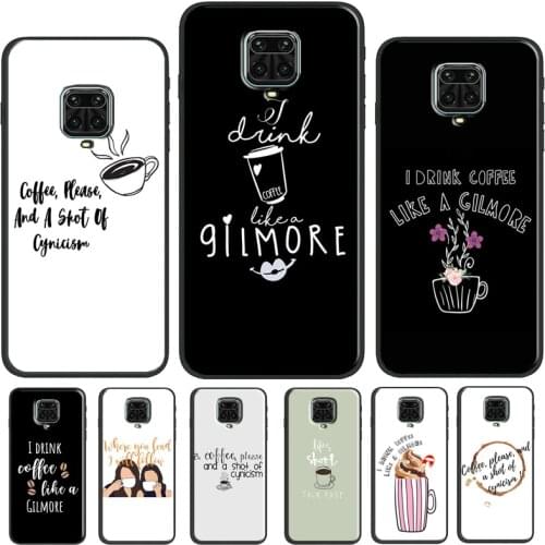 Gilmore Girls Coffee Case For Xiaomi Redmi Note 8 9 Pro Note 9S 8T 9 9C 9A 9T Cover For Redmi Note 10 Pro Shell