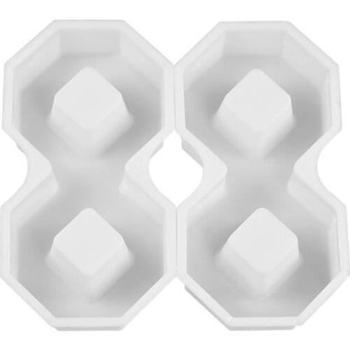 DIY Square Garden Path Concrete Plastic Brick Mold Paving Propylene Pavement Walkway 40x20x8cm Garden Buildings Accessories