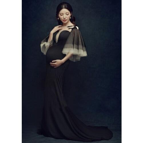 Long Trailing Dress Maternity Photography Props Pregnancy Dress Photography Maternity Dresses For Photo Shoot Vestidos Pregnant