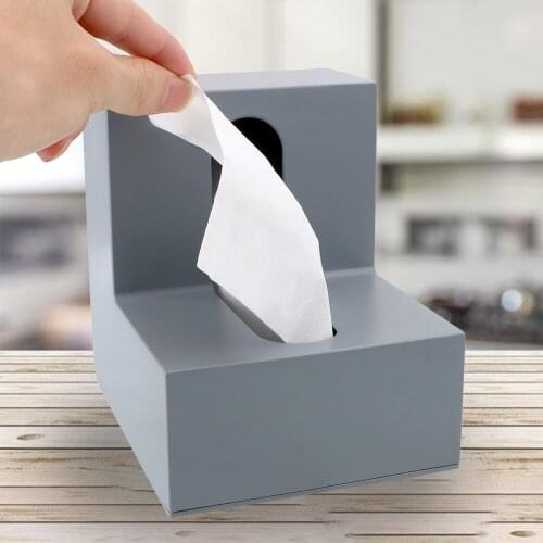 Double-Sided Paper Tray Creative Opening On Both Sides Plastic for Bathroom Home Decor Napkin Case Tissue Box