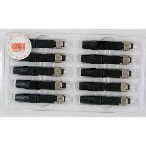 GONGFENG 100pcs New Optical Fiber Fast Connector FC/PC FTTH Embedded Type Optical Quick Connector Special Sales