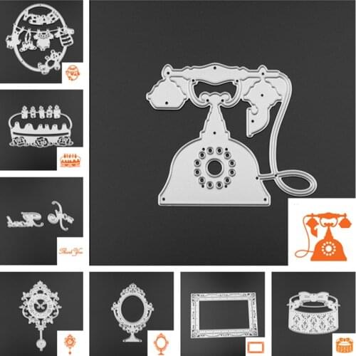 Metal Cutting Dies DIY Scrapbooking Album Paper Cards Craft Decoration Scrapbbook Embossing Template Steel Cut Dies 20 Styles