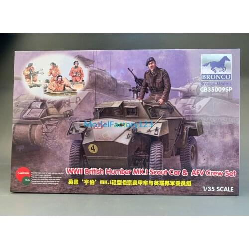 Bronco CB35009SP 1/35 Humber MK.I Scout Car & AFV Crew Set