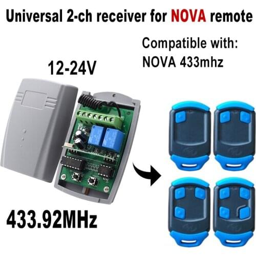 NOVA CENTURION Remote switch 433.92mhz 433mhz garage remote control receiver