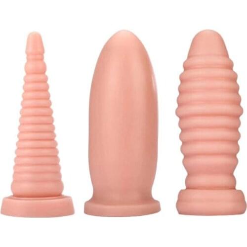 New Huge Anal Plug Big Thread Pull Bead Anus Dilator Butt Plug Vagina Anal Masturbation Dildo Stimulation Anal Sex Toy For Adult