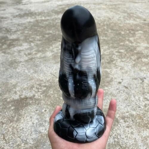 2021 New Huge Alien Fantasy Dildo Vaginal Anal Massager Butt Plug Silicone Colorful Sex Toy With Suction Cup Women Masturbater