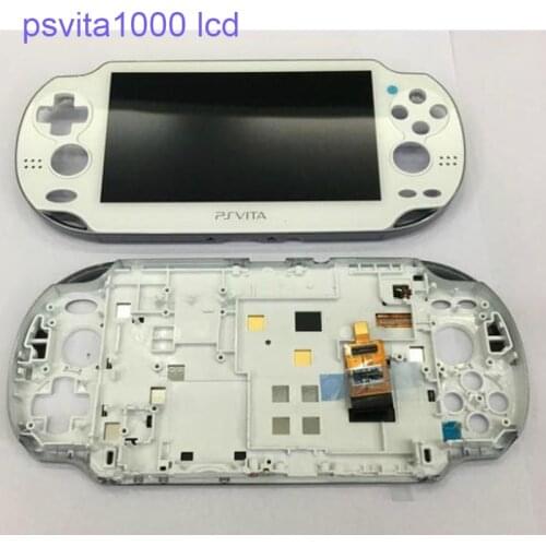 Original White Brand new LCD Screen For PSVITA1000 PSVITA 1000 VITA1000 LCD Display + touch + Frame Assembly
