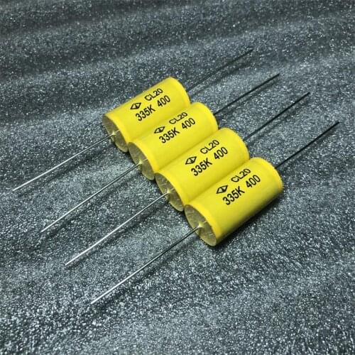 Original new 100% CL20 series 335K 3.3UF 400VDC coarse copper foot frequency division electrodeless capacitor (Inductor)
