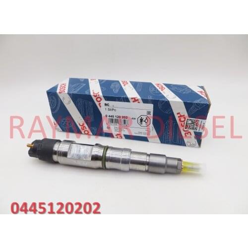 Genuine Diesel Common Rail Fuel Injector 0445120202, 0445120281, 0445120311, 51.10100-6121, 51.10100-6141, 51.10100-6155