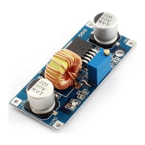 DC 4-38V 1.25-36V 5A Step Down Voltage Converter PCB Power Module w Breadboard