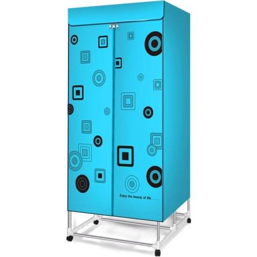 Portable Electric Clothes Dryer Folding Mini Travel Quick Drying Rack Clothes Warm Air Baby Cloth Dryer Wardrobe Storage Cabinet