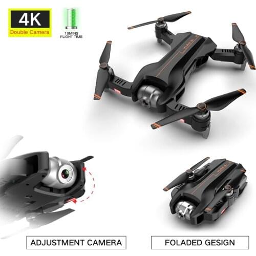 RC Drone 4K with 1080P HD Dual Camera Foldable Quadcopter with Optical-Flow Camera RC Helicopter Toy VS DJI MAVIC 2 PRO air