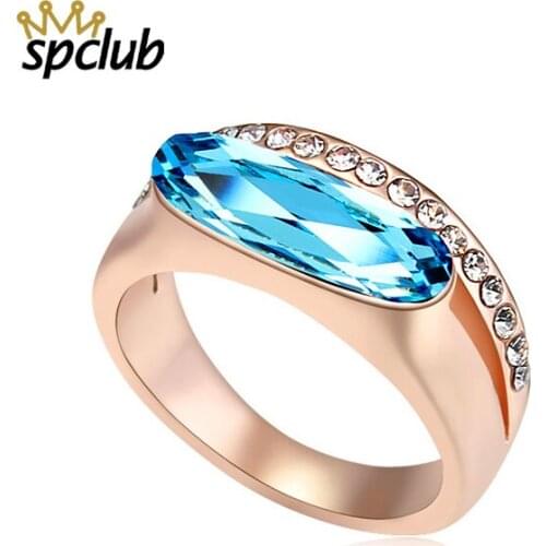 Женские золотые кольца Spclub China At AliExpress