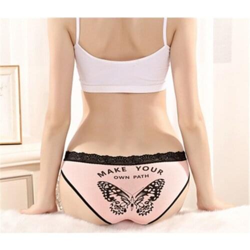New Cotton Panties For Young Girls Cartoon Print Girl G String Thongs Kids Underwear Girl Briefs T-back Infantil Child Pants