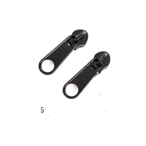 016 Top grade metal zipper head No.5 resin clothes lock copper zipper head nylon jacket chain head accessories