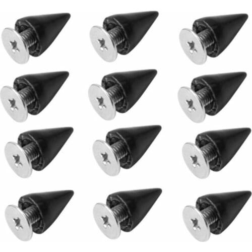 100 pcs/lot Gold Silver Sew on Spike Rivet Studs Nail Punk Rock For Bags Dress Clothes DIY Bead Crafts Riveting Garment Wedding