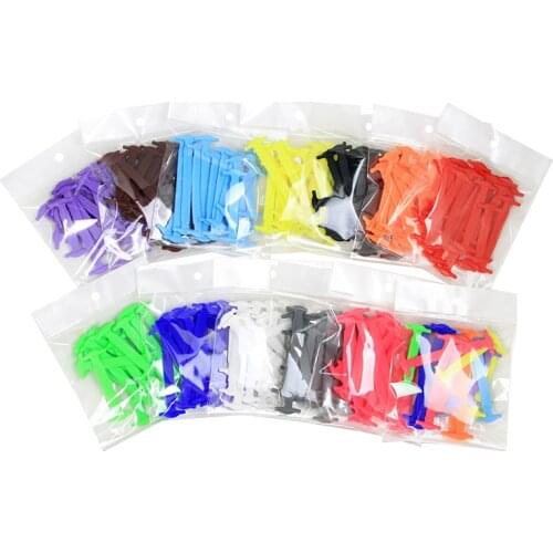16pcs/lot Silicone Shoelaces Elastic Shoe Laces Special No Tie Shoelace for Men Women Lacing Rubber 13 Colors