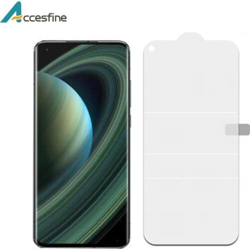 20D Full Screen Protector Hydrogel Film for XIaomi mi 10 ultra Flexible Nano Transparent Protective Film Not Glass