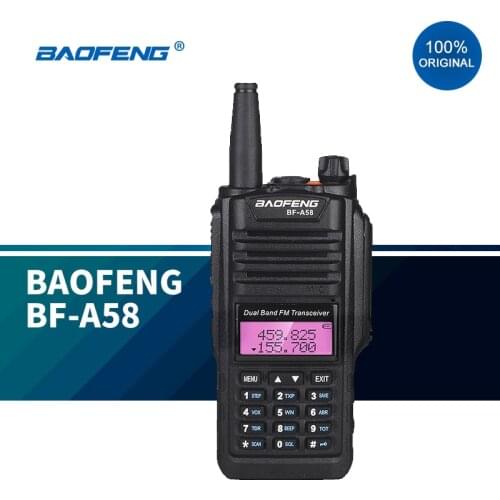 100% Original Baofeng BF-A58 Waterproof Two Way Radio IP67 Long Range marine radio 128CH VHF UHF Dual Band