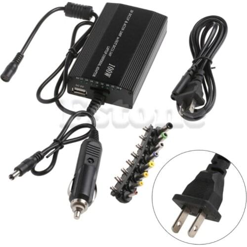 For Laptop In Car DC Charger Notebook AC Adapter Power Supply 100W Universal